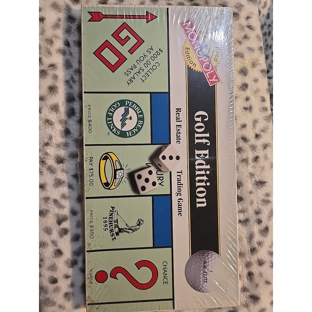 NEW Sealed Hasbro 1996 Monopoly Golf Edition Real Estate Trading Board Game